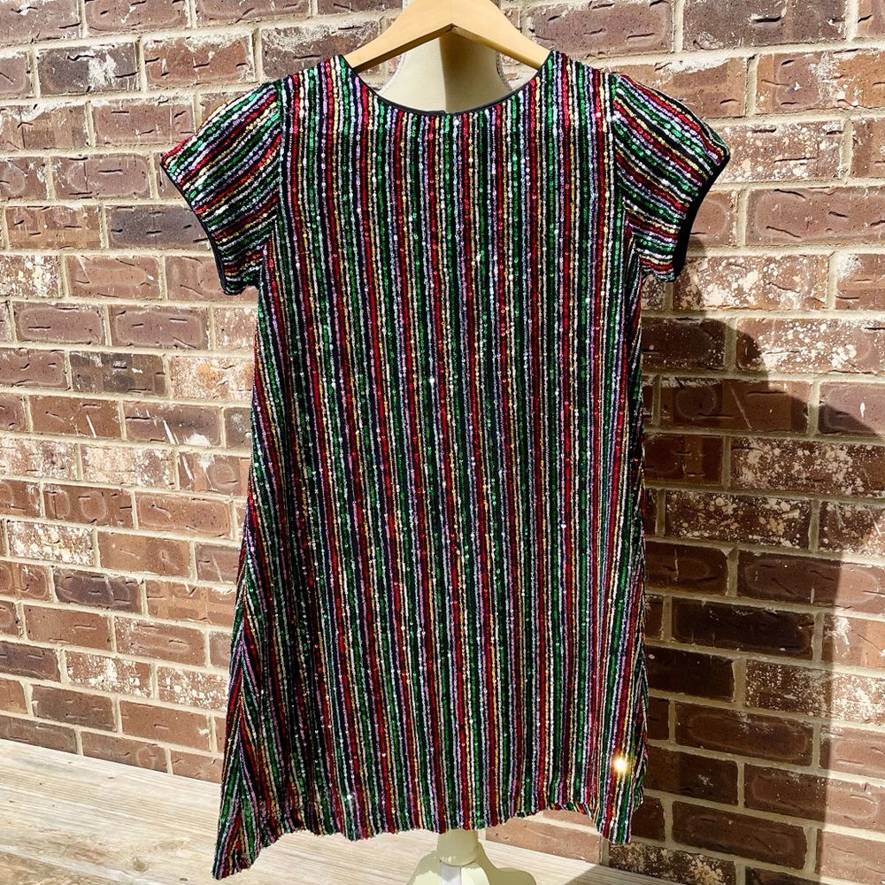 Girls art class Sequin Party Dress | Size L | Size 10/12